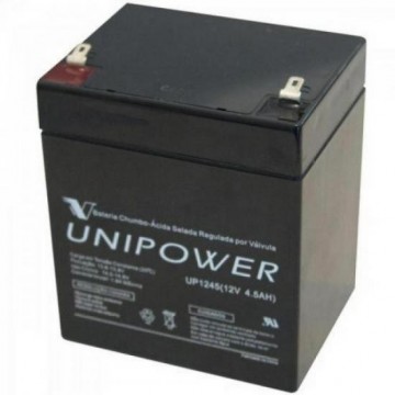 Bateria Selada UP1245 12V/4,5A UNIPOWER