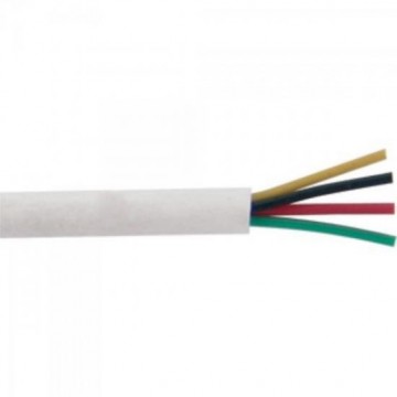 Cabo Sólido para Alarme 26AWG Branco DNI - RL / 100