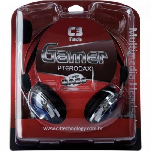 Headset Gamer PTERODAX 2322RC Prata C3 TECH