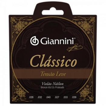 Encordoamento Para Violão GENWPL Série Clássico Nylon Leve GIANNINI