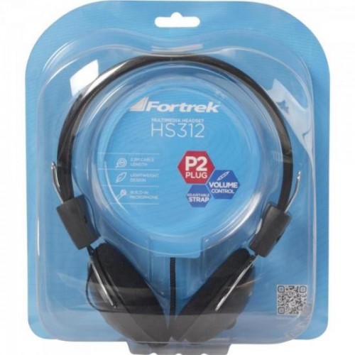 Fone de Ouvido Mutimídia HS-312 Preto FORTREK
