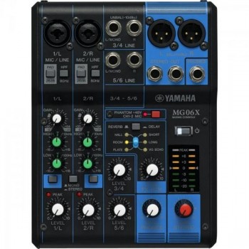 Mesa de Som 6 Canais MG06X YAMAHA