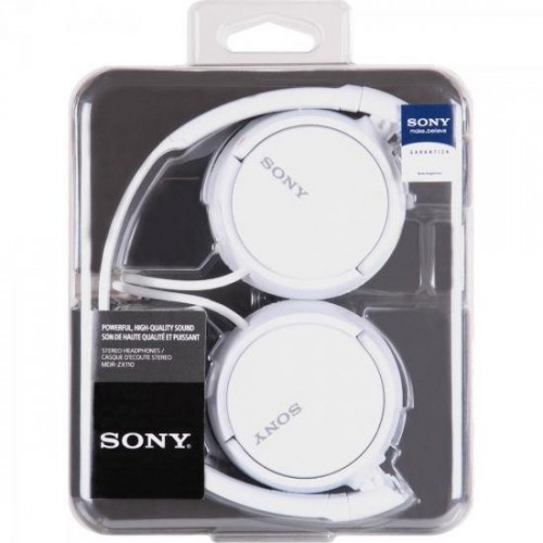 Fone de Ouvido Dobrável MDR-ZX110 Branco SONY