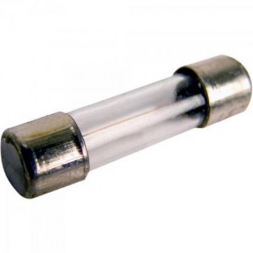 Fusível Vidro Latão 20AG Pequeno 0.5A FUSIBRAS - CX / 50