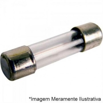 Fusível Vidro Latão 3AG Grande 3A FUSIBRAS - PCT / 50