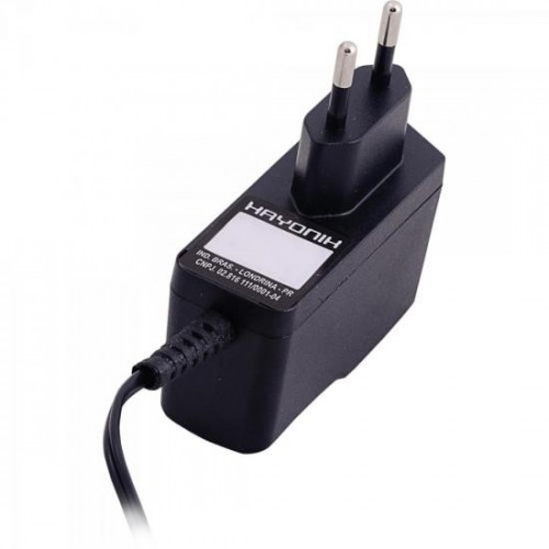 Fonte Chaveada 12VDC 0,5A P4 C+ 2,1mm FCTP125I HAYONIK