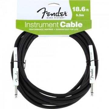 Cabo para Instrumentos P10 x P10 5,5m PERFORMANCE SERIES Preto FENDER Cabo para Instrumentos P10 x P10 5,5m PERFORMANCE SERIES Preto FENDER