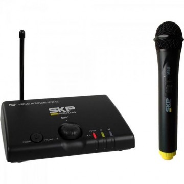 Microfone sem Fio de Mão Bivolt MINI-I Preto SKP