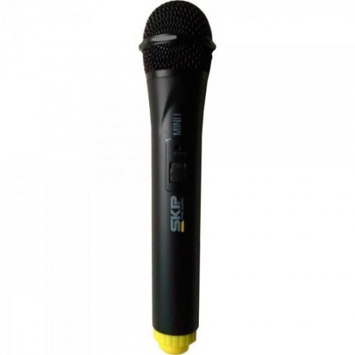 Microfone sem Fio de Mão Bivolt MINI-I Preto SKP
