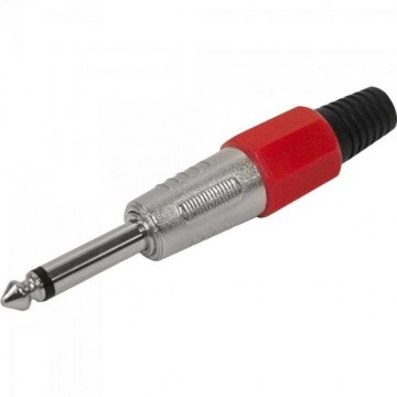 Plug P10 Mono Plástico PGPZ0020 Vermelho STORM - DEZ / 10