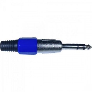 Plug P10 Stereo Plástico Azul PGPZ0015 STORM - DEZ / 10