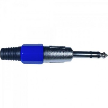 Plug P10 Stereo Plástico Azul PGPZ0015 STORM - DEZ / 10