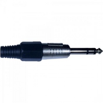Plug P10 Stereo Plástico Preto PGPZ0013 STORM - DEZ / 10