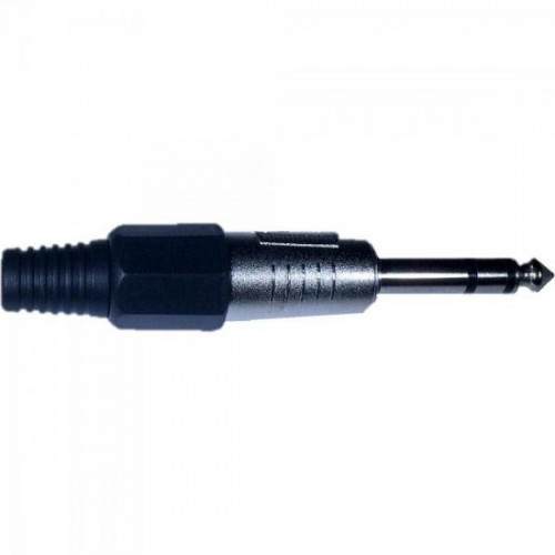 Plug P10 Stereo Plástico Preto PGPZ0013 STORM - DEZ / 10
