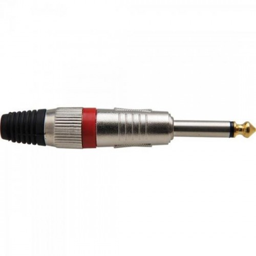 Plug P10 Mono Metal Gold PGPZ0010 Vermelho STORM - DEZ / 10