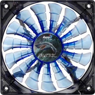 Cooler Fan 12cm SHARK BLUE EDITION LED EN55420 Azul AEROCOOL