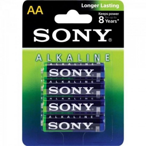 Pilha Alcalina AA AM3L-B4D Sony Caixa c/48 pilhas (cartela c/4) - BLI / 48