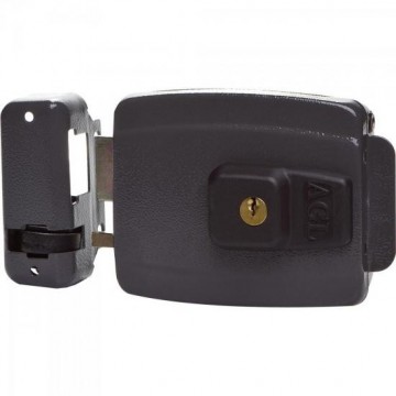 Fechadura Elétrica Interna 12V AL-100 Cinza AGL