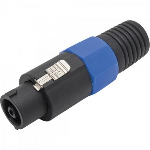 Conector Speakon de Linha Macho 4 Pólos PGSP0002 Preto/Azul STORM - PCT / 10