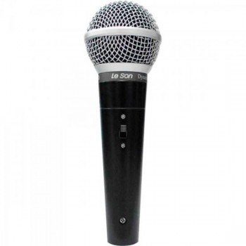 Microfone de Mão Dinâmico LS50 Preto LESON