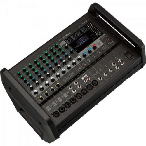 Mesa de Som Analógico Amplificado EMX7 Preto YAMAHA