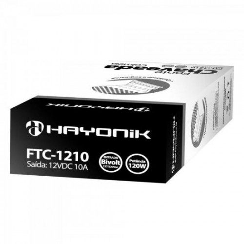 Fonte Colmeia 10A Bivolt Chaveada FTC1210 HAYONIK