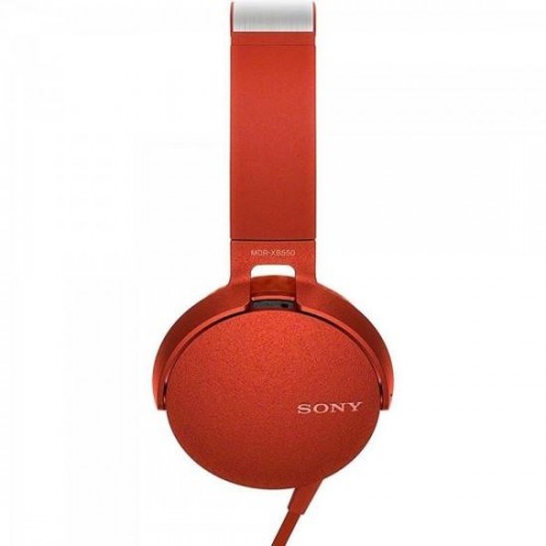Fone de Ouvido com Microfone MDR-XB550AP/R Vermelho SONY