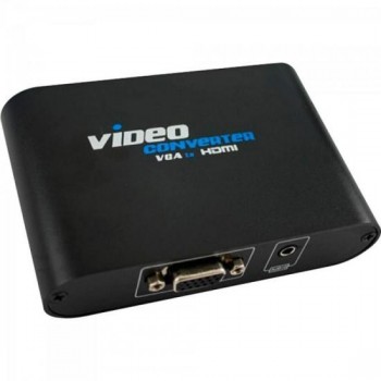 Conversor VGA Para HDMI VIDEO CONVERTER Preto PIX