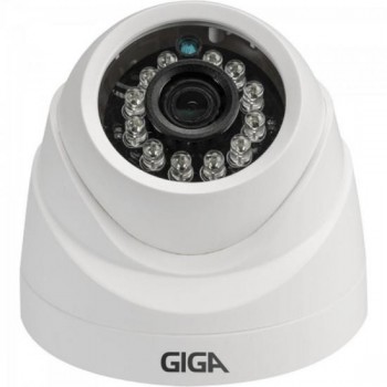 Camera Dome 3,2mm Infra 20m 720P AHD PLUS GS0011 Branco GIGA