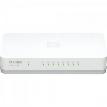 Switch 8 portas 1000MBPS DGS-1008A Branco D-LINK