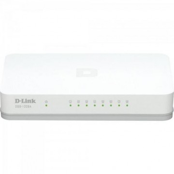 Switch 8 portas 1000MBPS DGS-1008A Branco D-LINK