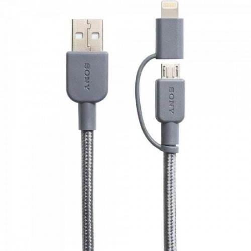 Cabo USB/Mini C/Lightning CP-ABLP150H Cinza SONY