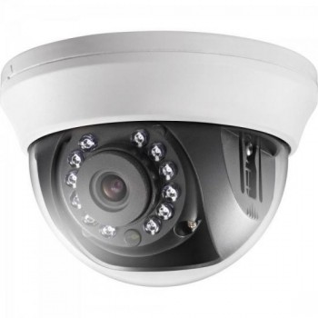 Camera Dome HD-TVI-IR 20M 3,66mm DS-2CE56C0T-IRMMF Branca HIKVISION