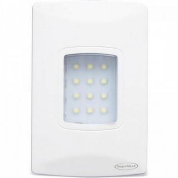 Iluminação de emergência autônoma de embutir LED 100 Lúmens SEGURIMAX