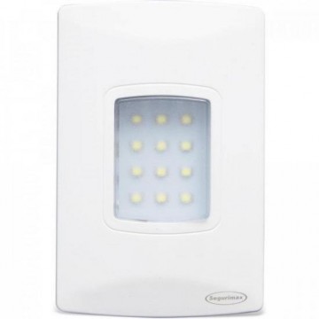 Iluminação de emergência autônoma de embutir LED 100 Lúmens SEGURIMAX